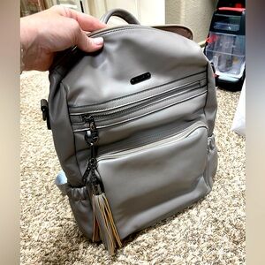 Backpack Purse Faux Leather Large Travel Convertible Work Backpack with Tassel